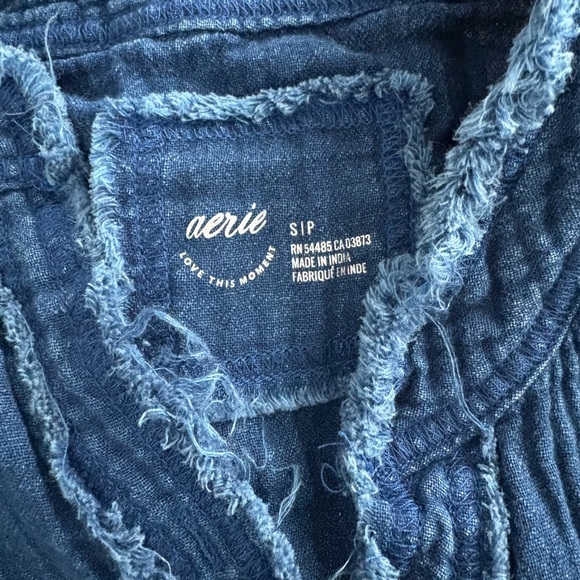 Aerie short and button down set. - Picture 4 of 8